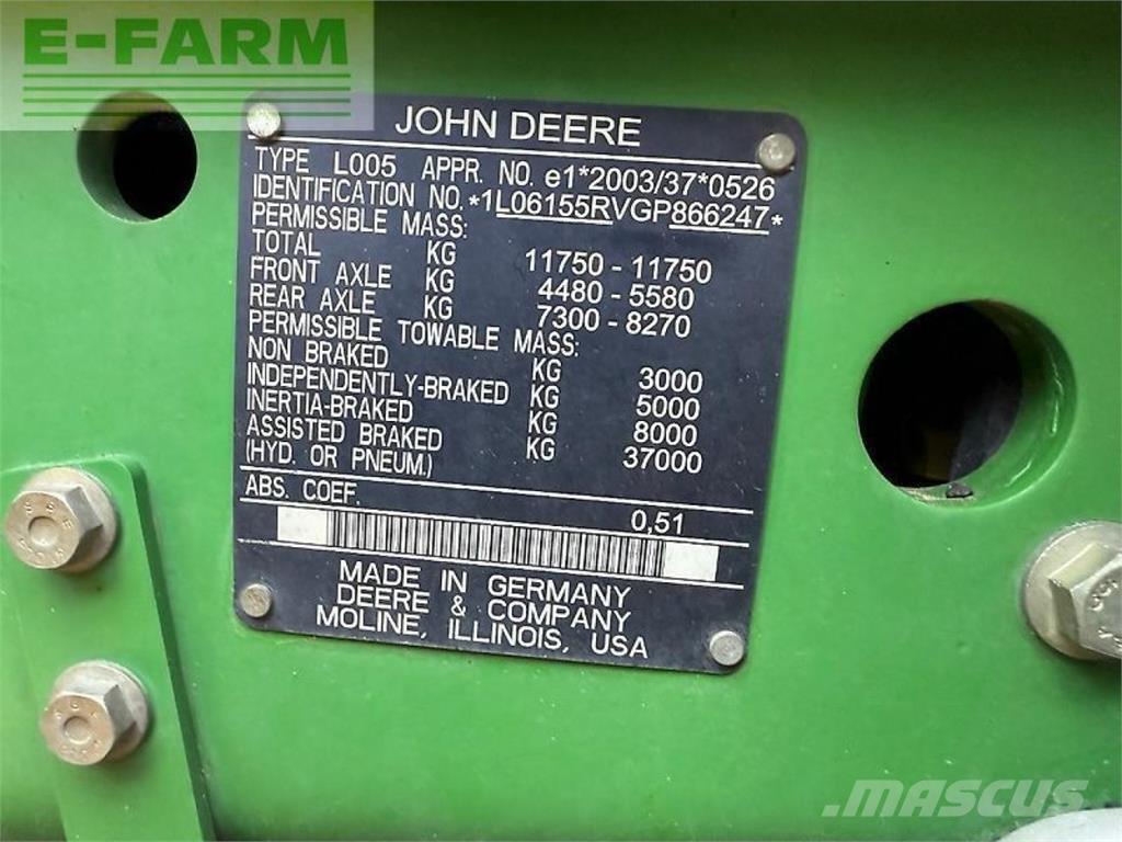 John Deere 6155r Traktori