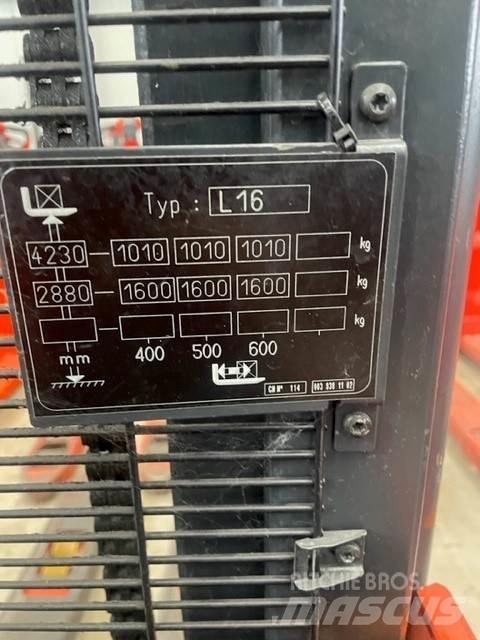 Linde L16 Ručni električni viličar