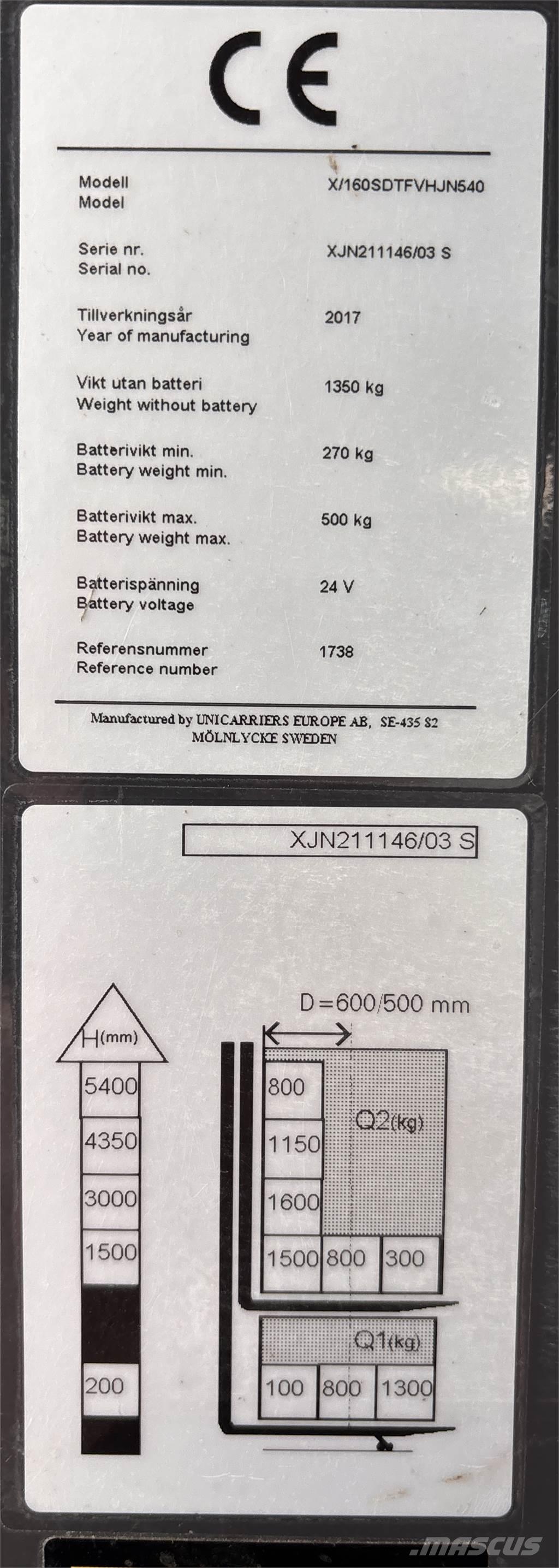 Atlet X160 Ručni električni viličar