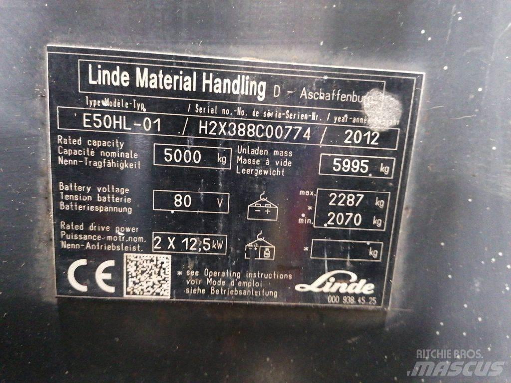 Linde E50HL-01 Električni viličari