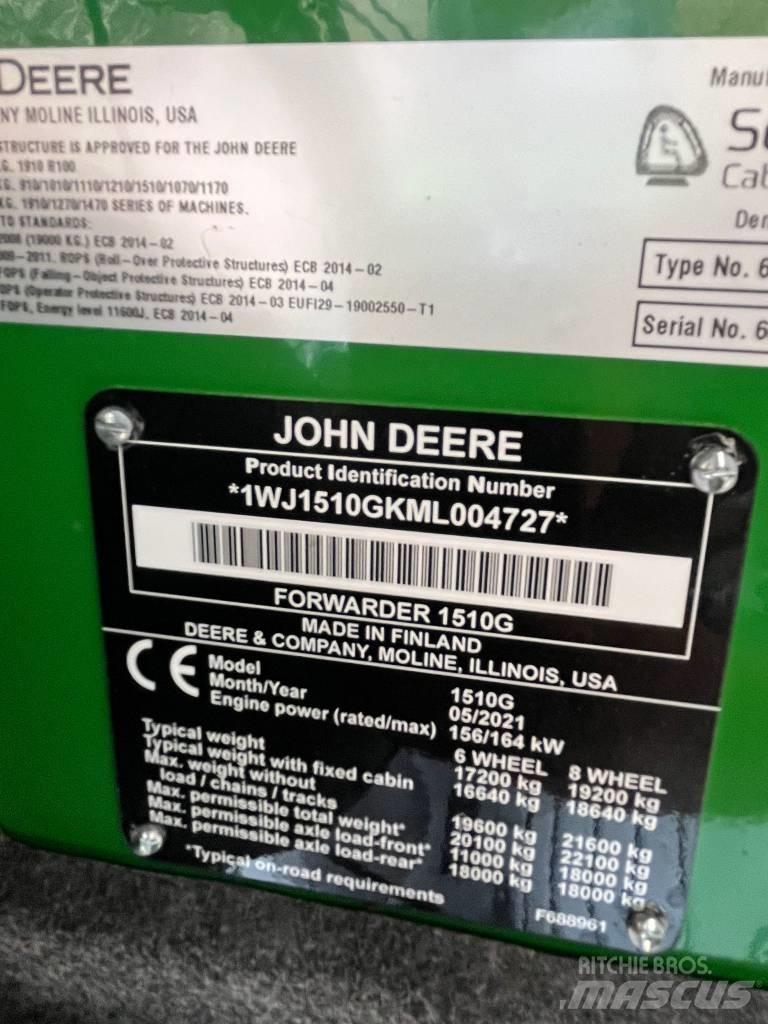 John Deere 1510 G Forvarderi