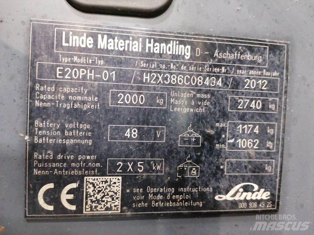 Linde E20PH-01 Električni viličari