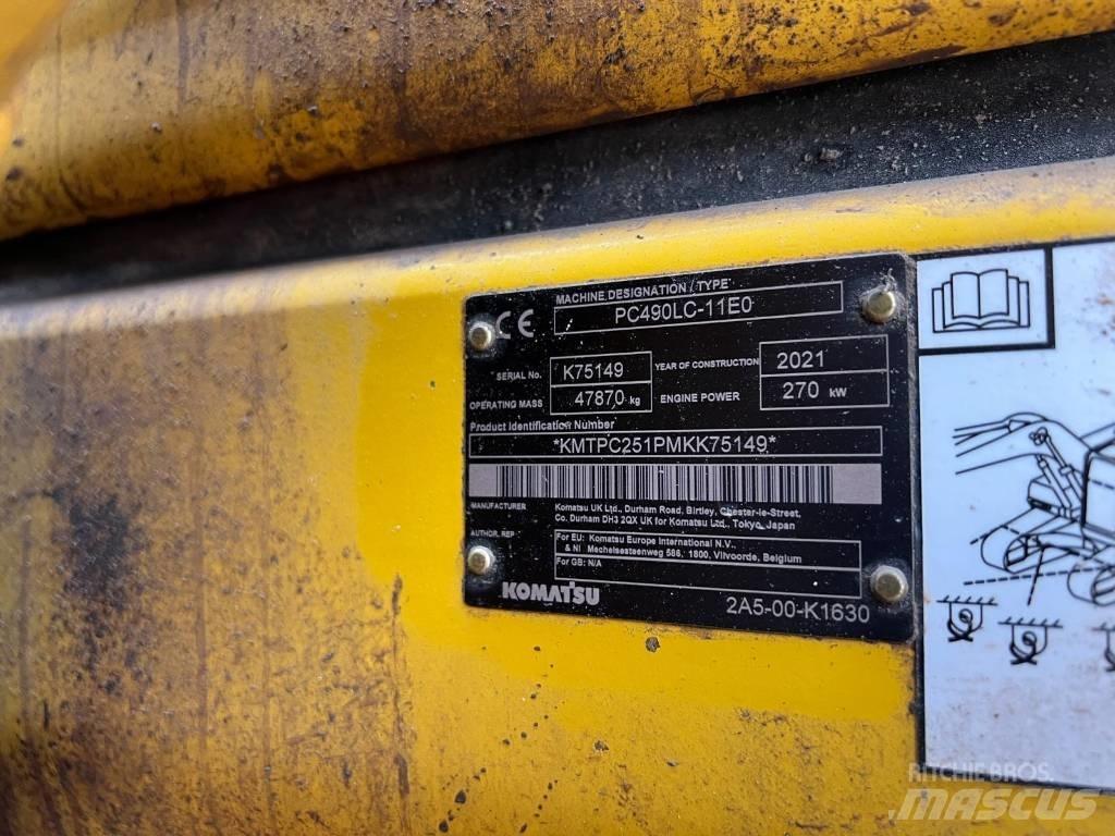 Komatsu PC490LC-11EO Bageri gusjeničari