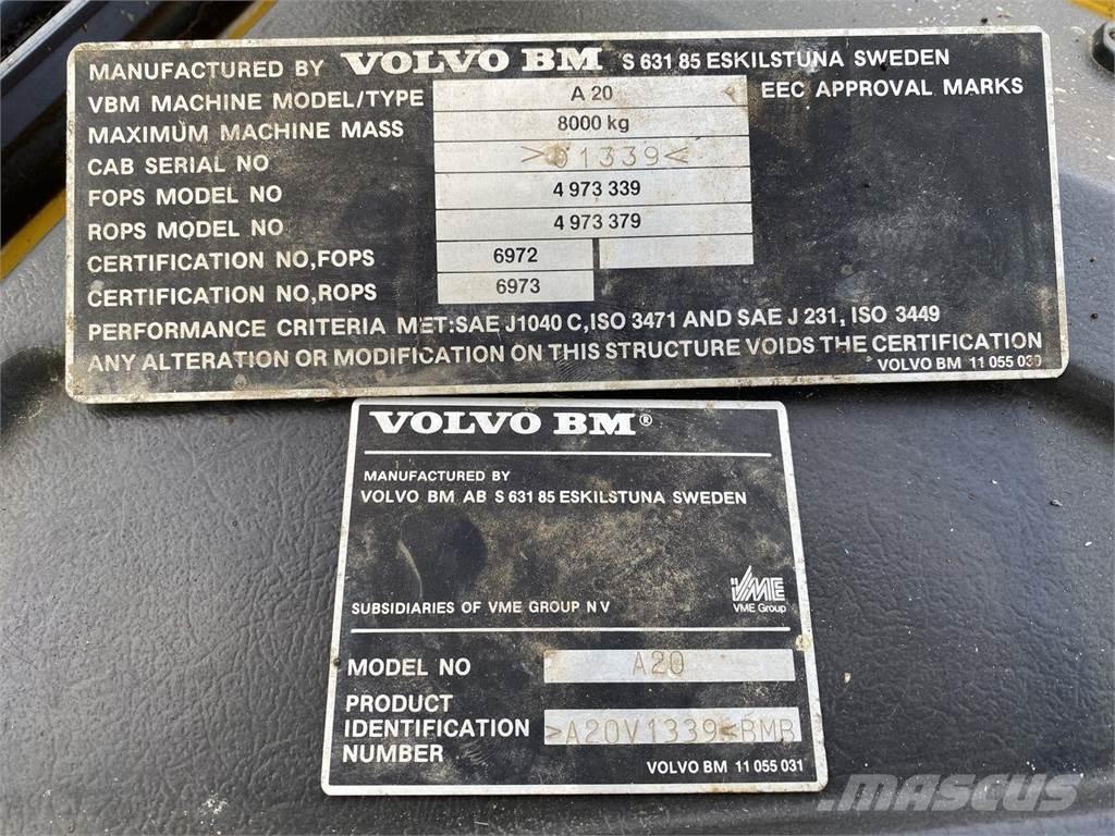 Volvo A20 Demperi za gradilišta