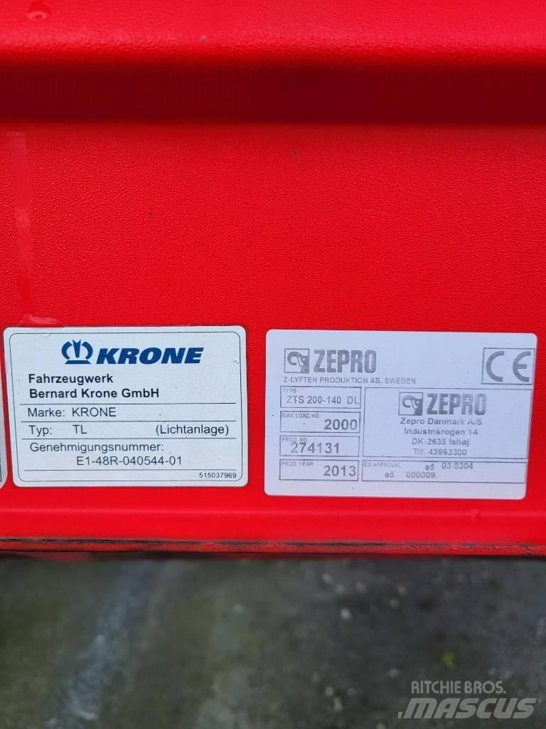 Krone SDP 27 Poluprikolice sa ceradom