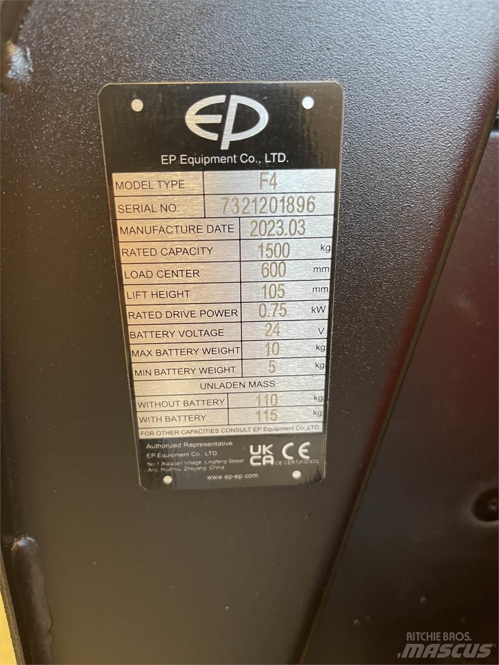  F4 Nisko podizni električni viličar