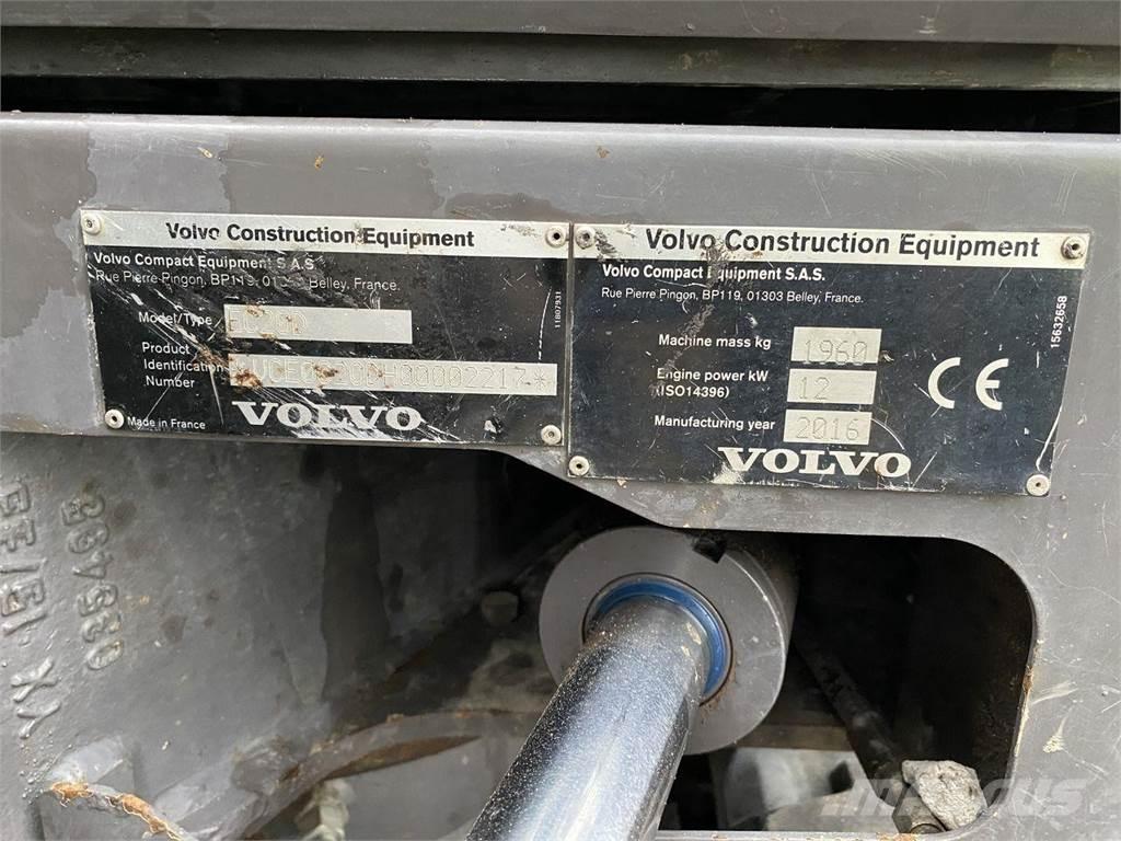 Volvo EC20D Bageri na kotačima