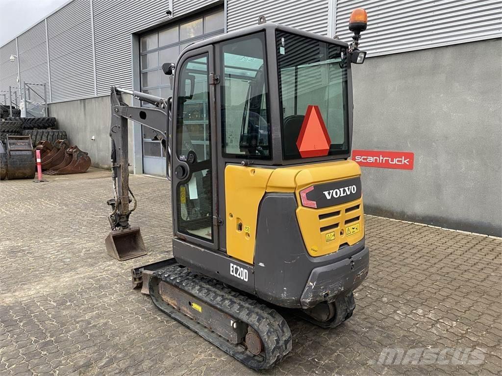 Volvo EC20D Bageri na kotačima