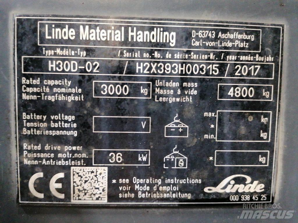 Linde H30D-02 Dizelski viličari