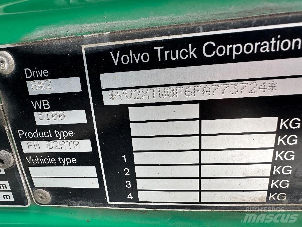 Volvo FM 420 8x2/4 Rol kiper kamioni s kukama za dizanje