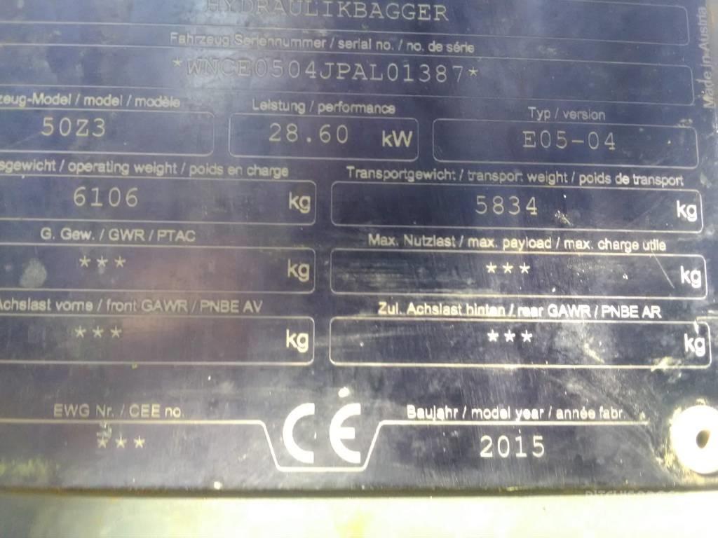 Wacker Neuson 50 Z3 Mini bageri <7t