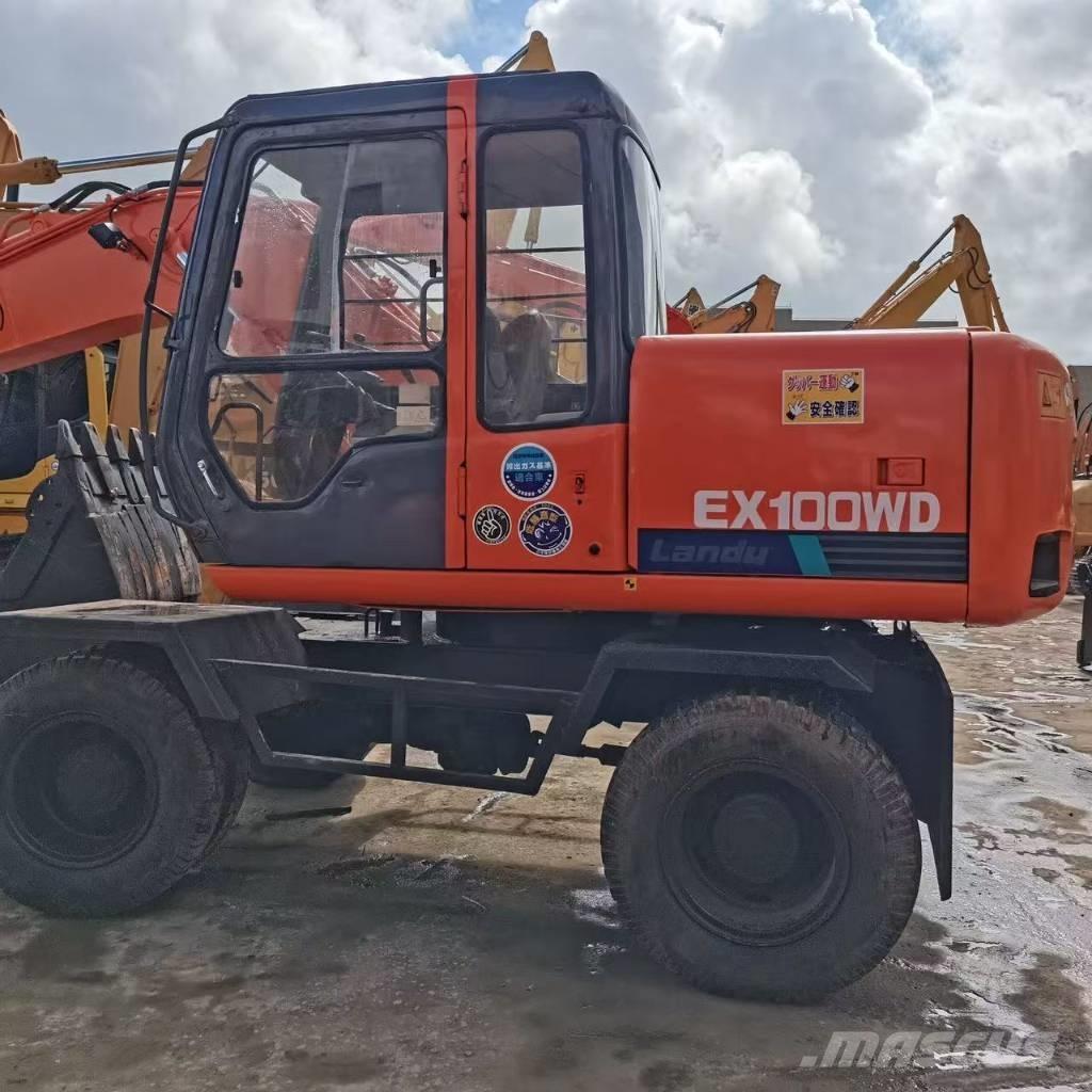 Hitachi EX 100 W D Bageri na kotačima