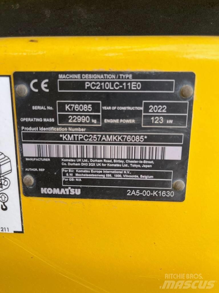 Komatsu PC210LC-11E0 Bageri gusjeničari