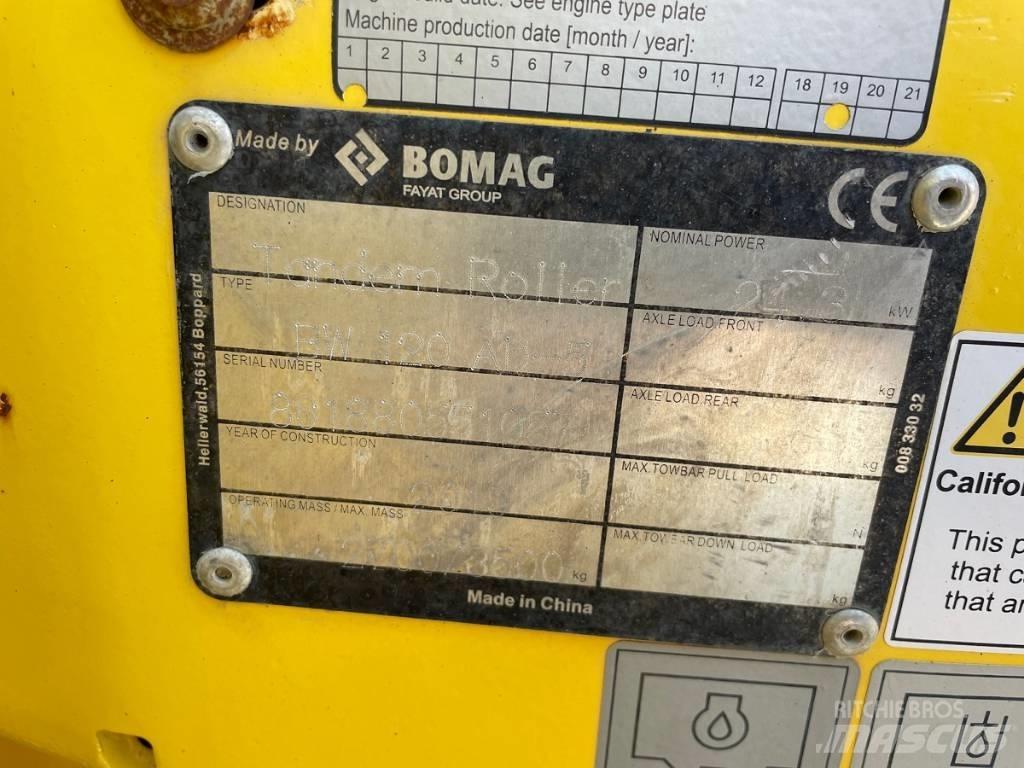 Bomag BW 120 AD-5 Valjci sa dvojnim bubnjem