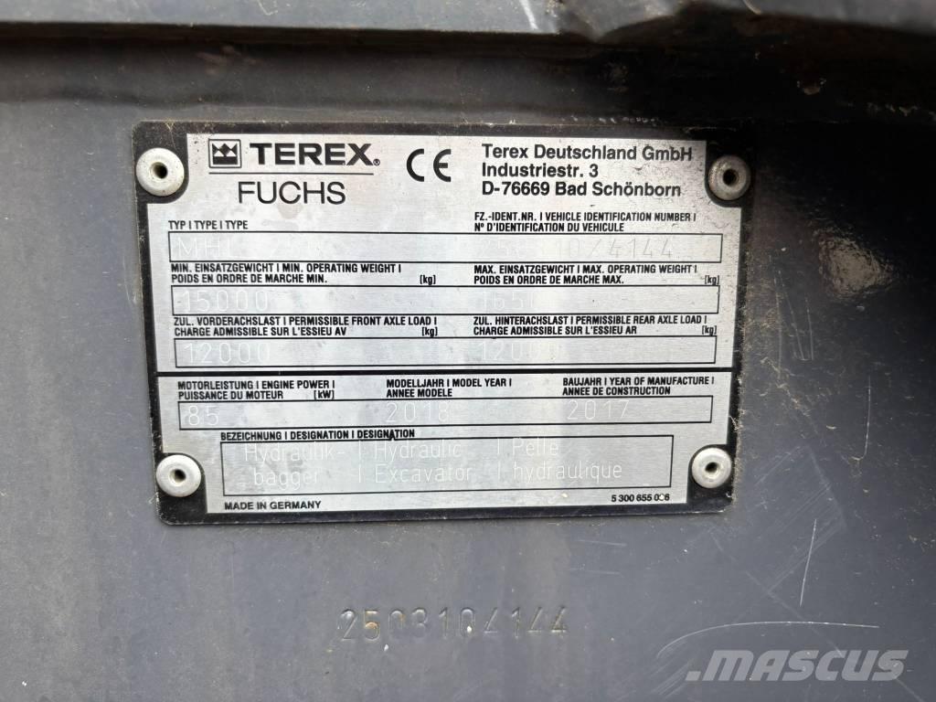 Fuchs MHL 250 Bageri za manipuliranje materijalom / otpadom