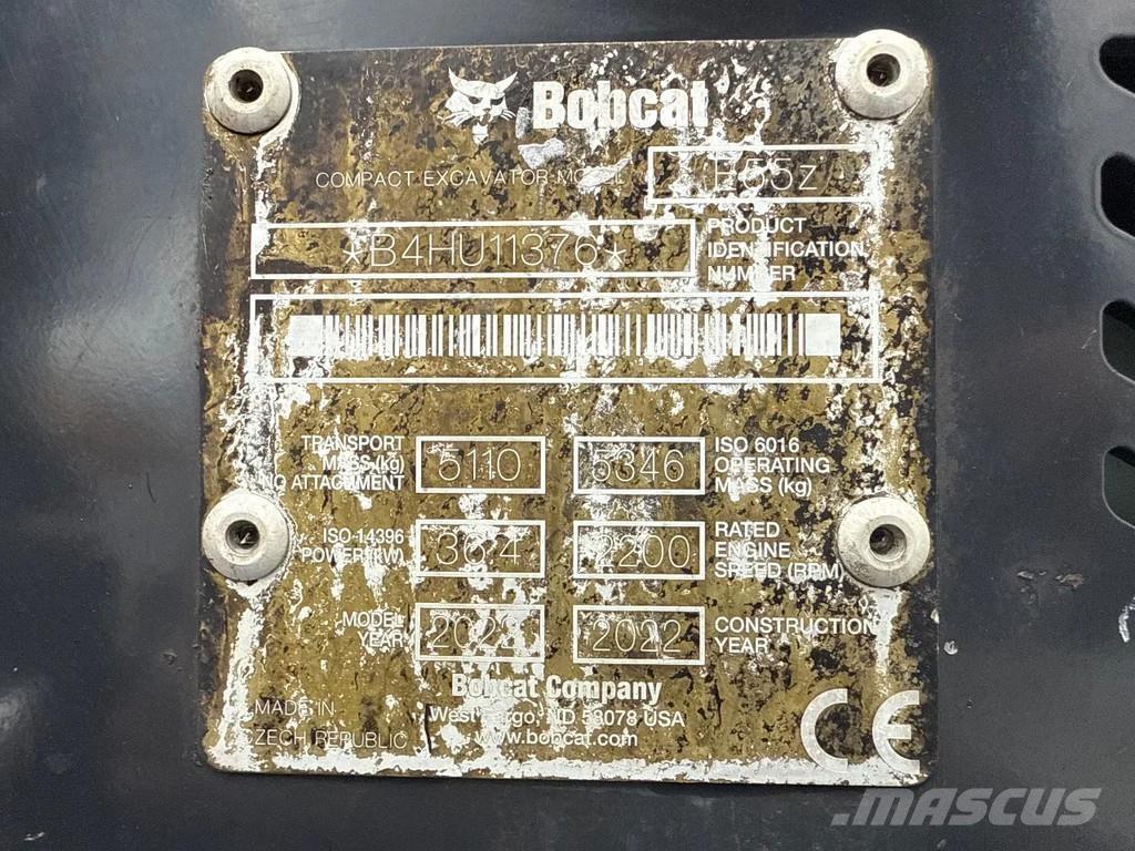 Bobcat E55z Mini bageri <7t