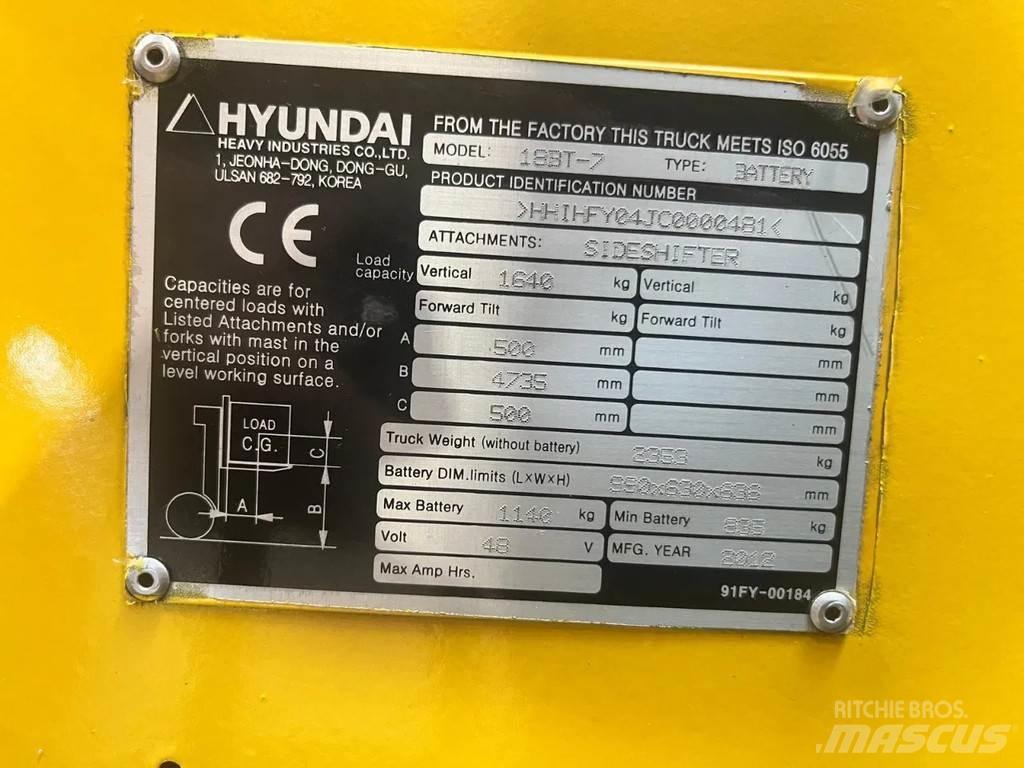 Hyundai 18BT-7 Električni viličari