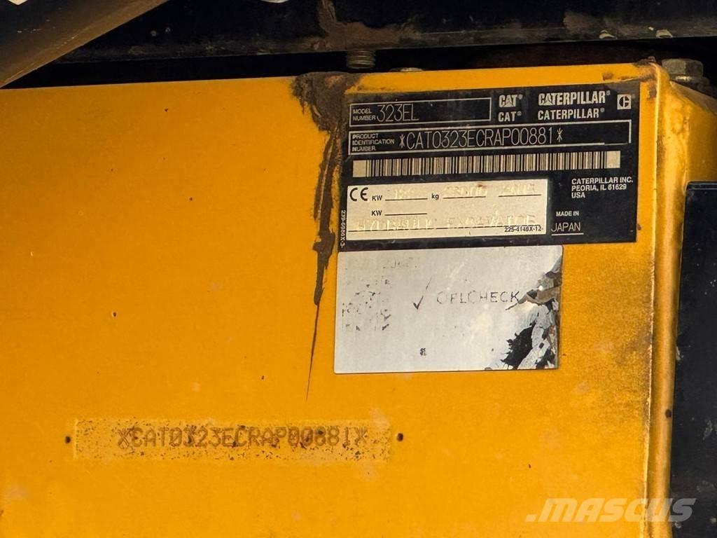 CAT 323EL Bageri gusjeničari