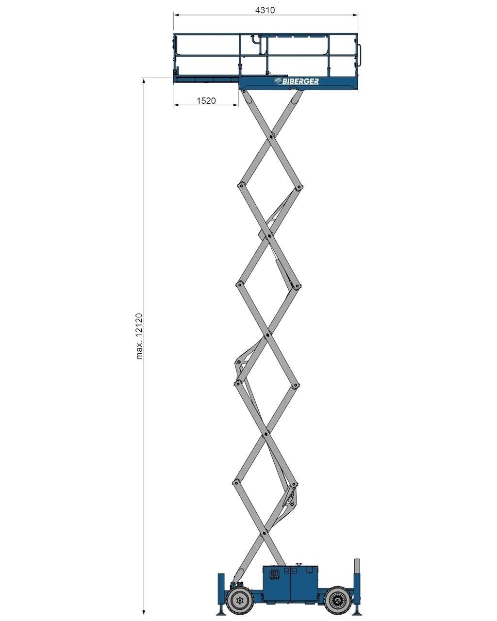 Genie GS 4069 BE Škaraste platforme