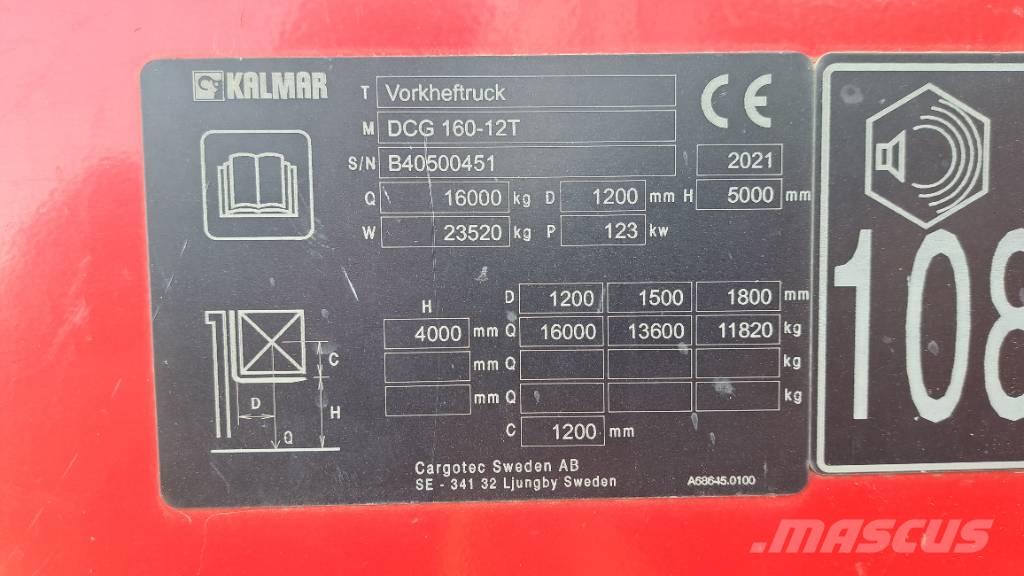 Kalmar DCG160-12T Građevinarstvo – ostalo