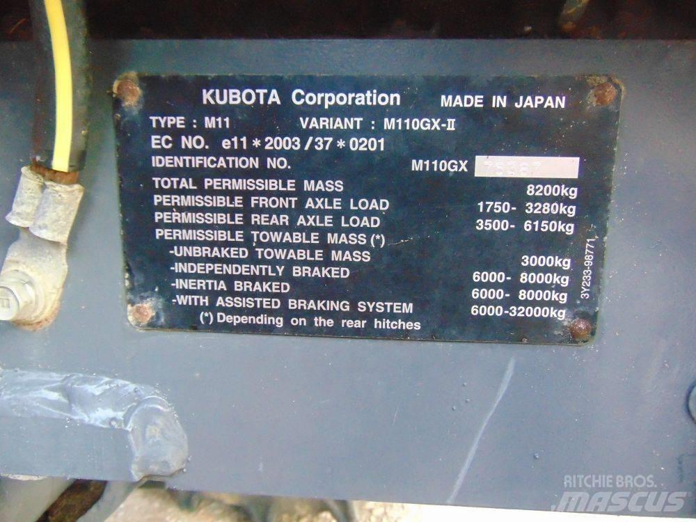 Kubota M 110 GX Traktori