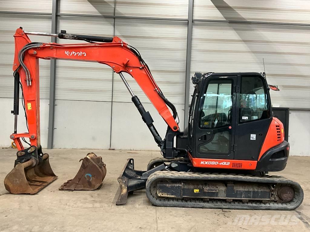 Kubota KX 080-4 A 2 Midi bageri 7t – 12t