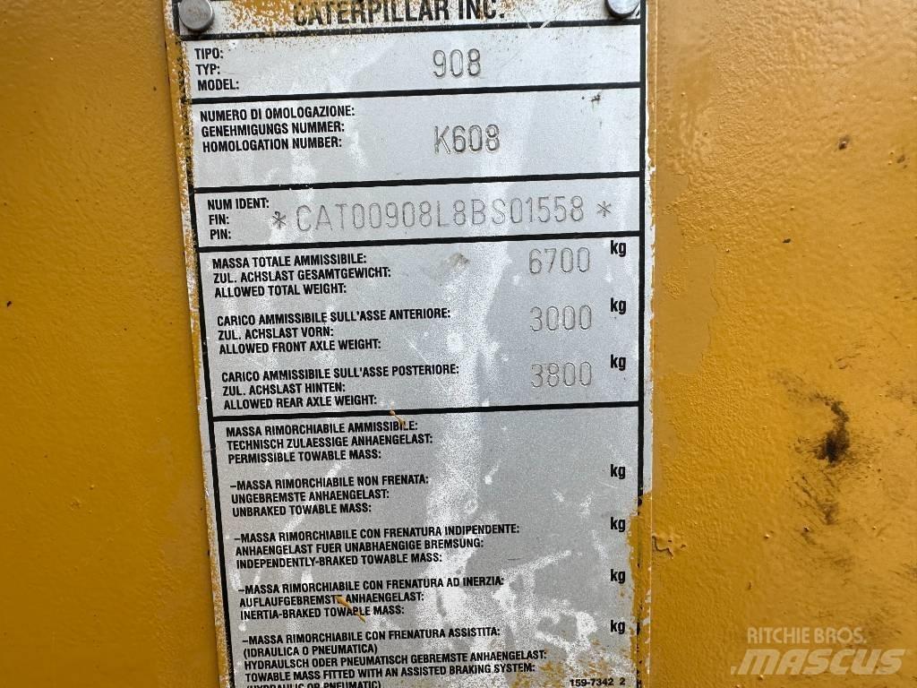 CAT 908 Utovarivači na kotačima