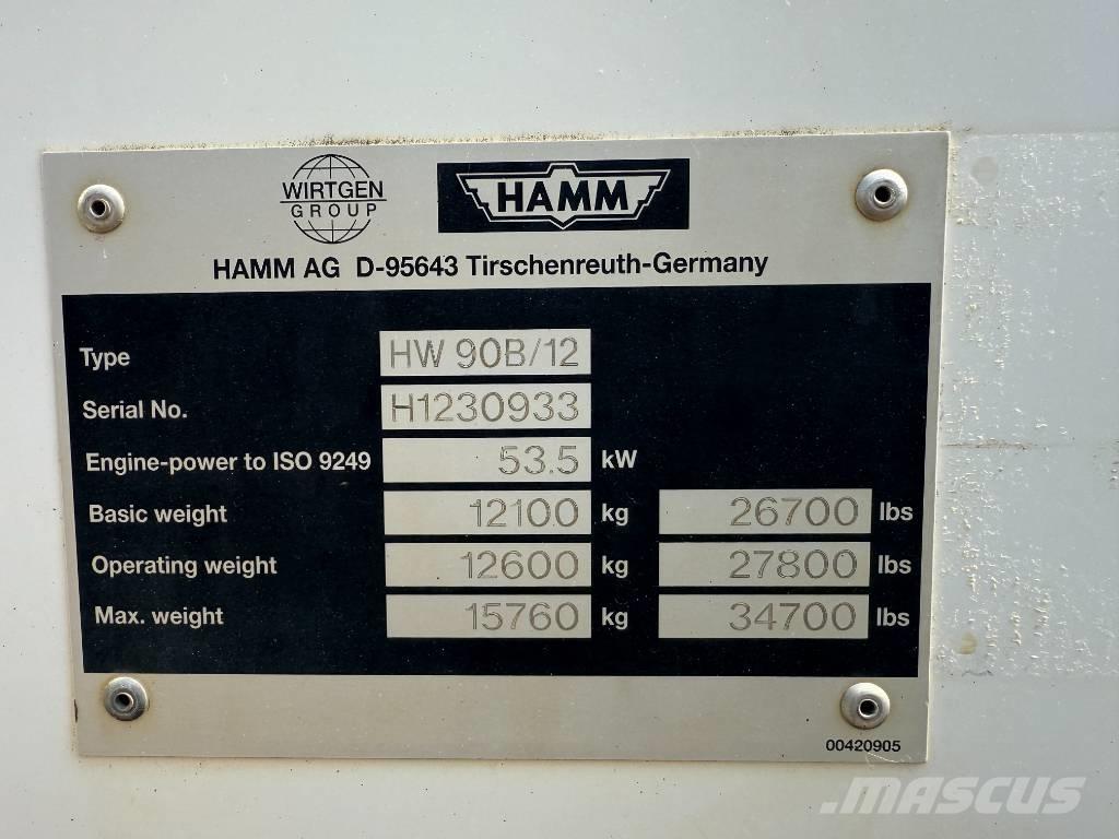 Hamm HW 90-12 Valjci sa dvojnim bubnjem