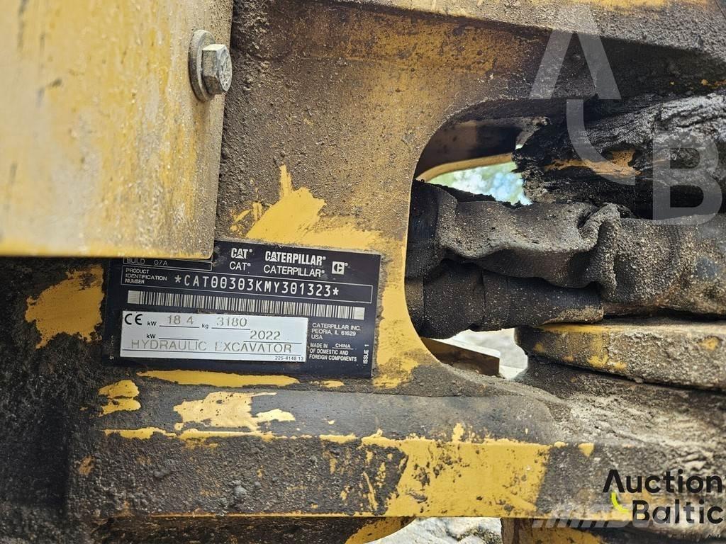 CAT 303 CR Mini bageri <7t