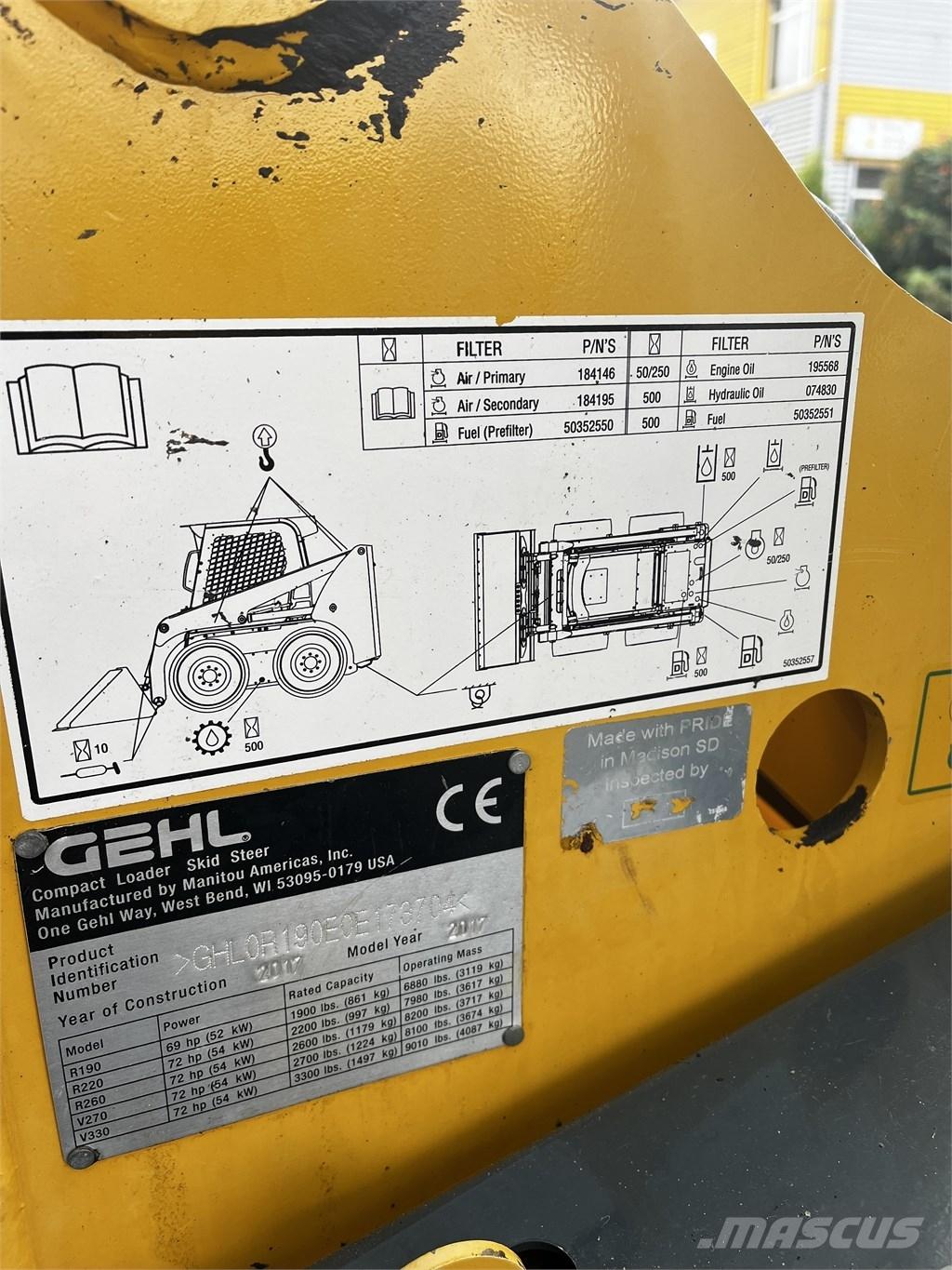 Gehl R 190 Skid steer mini utovarivači