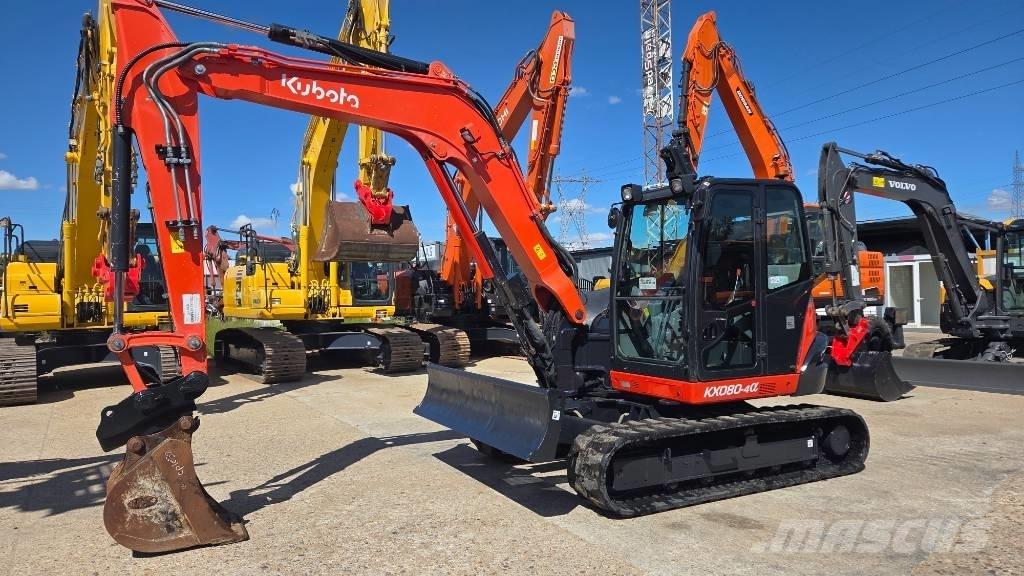 Kubota KX 080-4 Midi bageri 7t – 12t