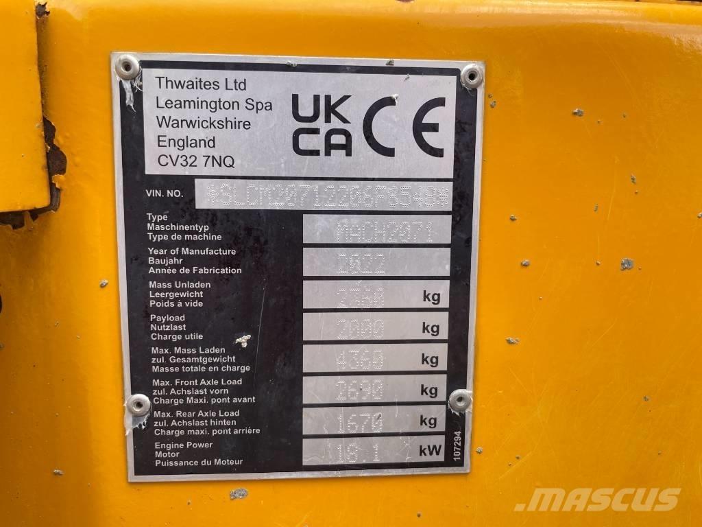 Thwaites MACH2071 Demperi za gradilišta