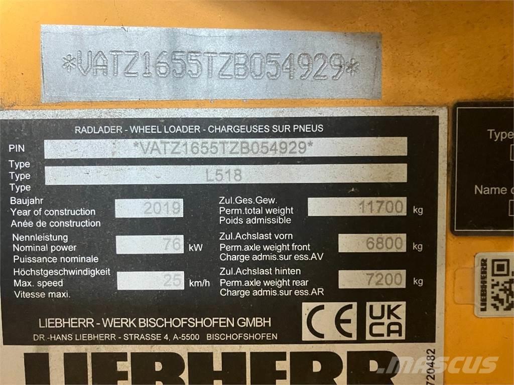 Liebherr L518 Utovarivači na kotačima