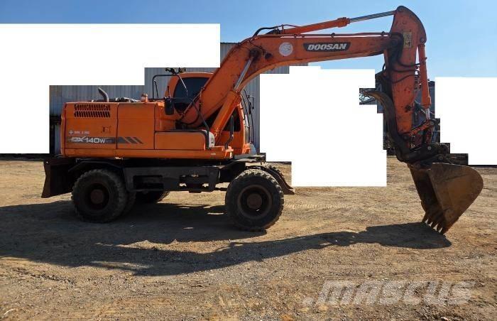 Doosan DX 140 WV-3 Bageri na kotačima
