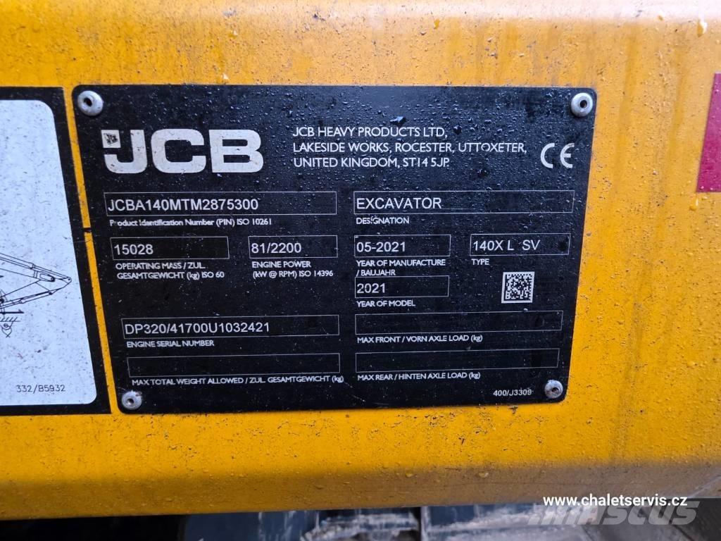 JCB 140 X Bageri gusjeničari