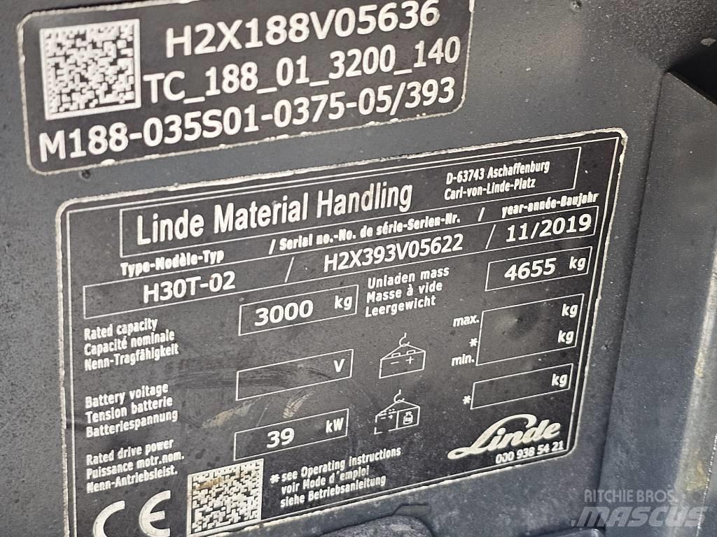 Linde H30T-02 Plinski viličari