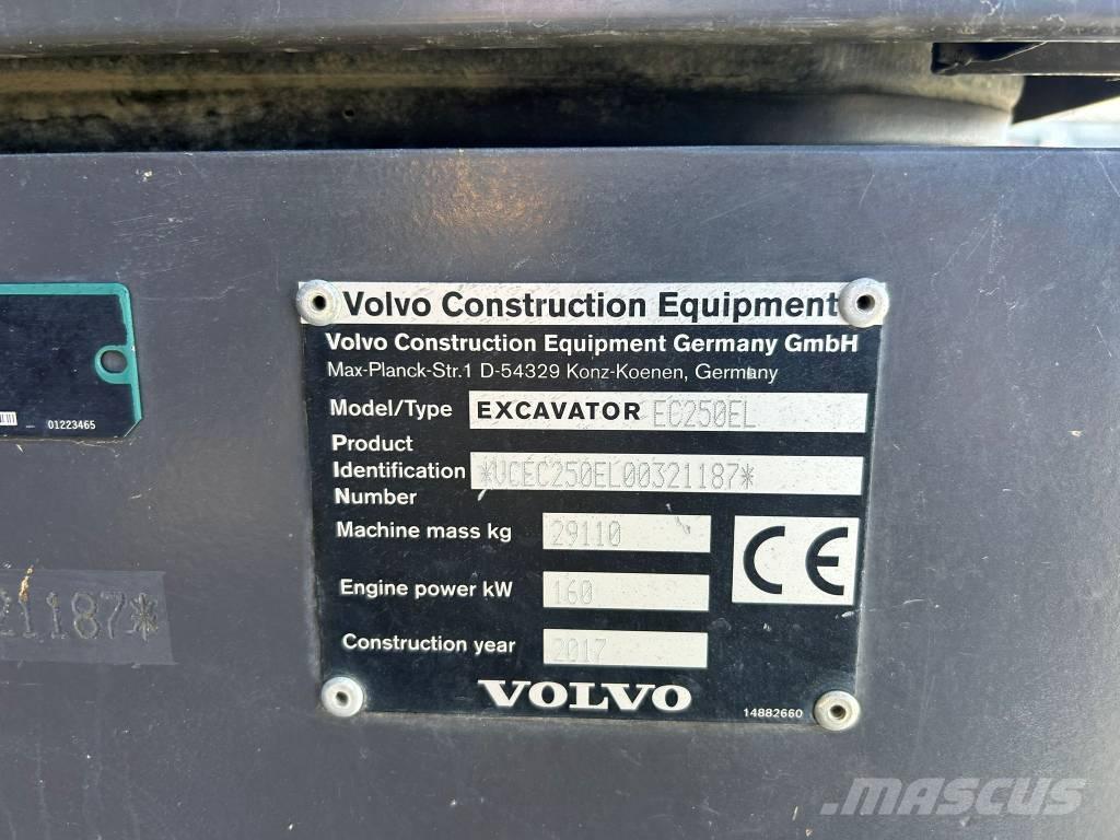 Volvo EC 250 EL Bageri gusjeničari