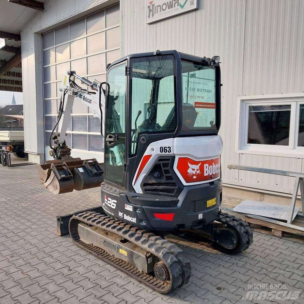 Bobcat E 26 Kabine Mini bageri <7t