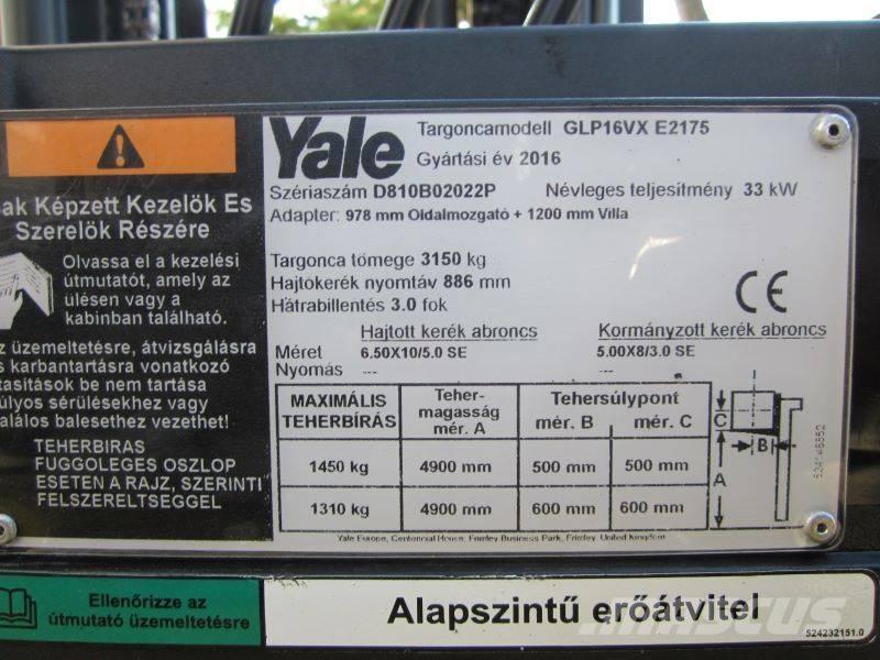 Yale GLP 16 VX Plinski viličari