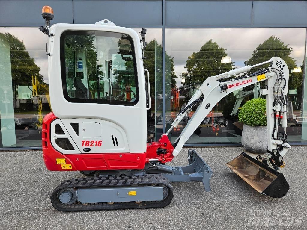 Takeuchi TB 216 Mini bageri <7t