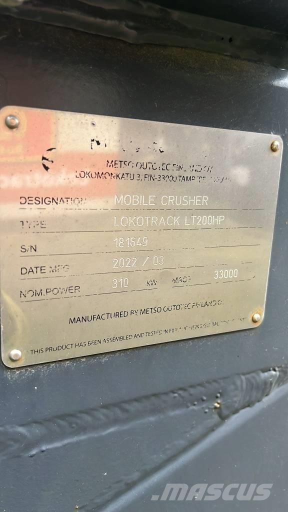 Metso LT 200 HP Mobilne drobilice
