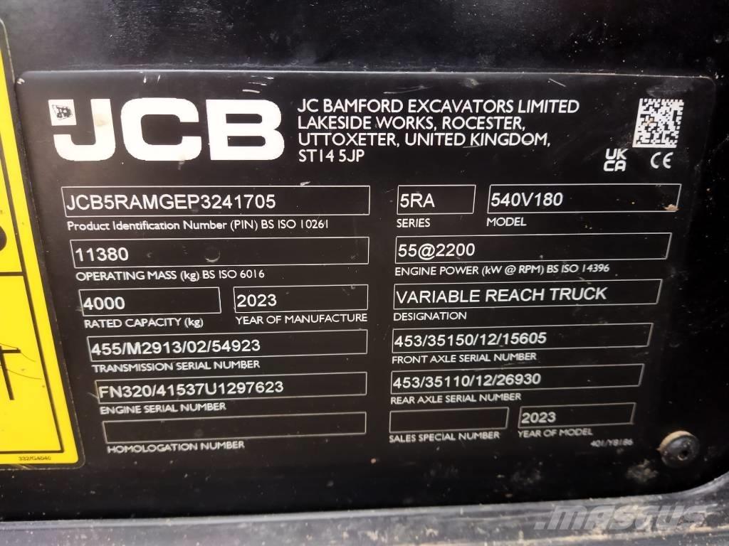 JCB 540.180 Teleskopski viličari