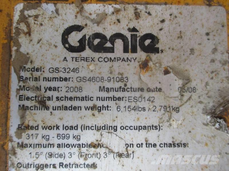 Genie GS 3246 Škaraste platforme