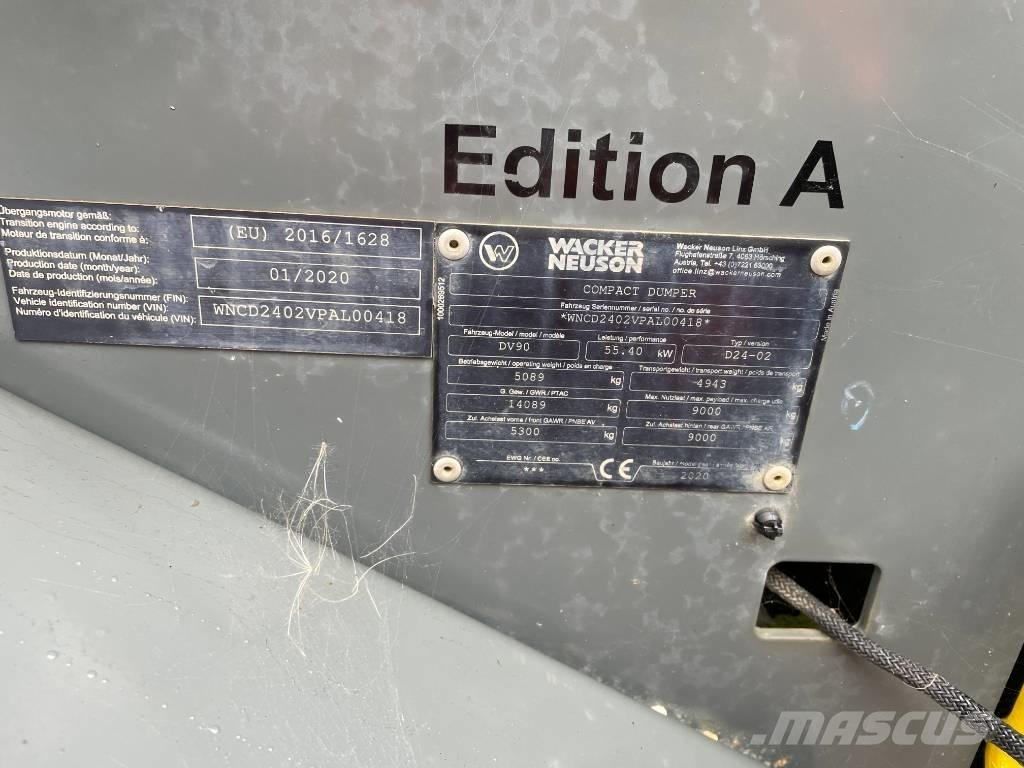 Wacker Neuson DV 90 Demperi za gradilišta