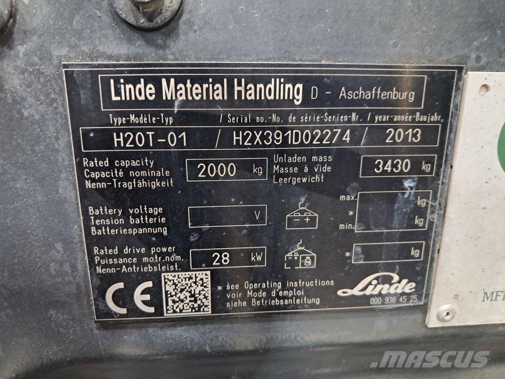 Linde H20T-02 Plinski viličari