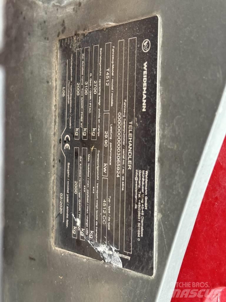 Weidemann T4512 Teleskopski viličari