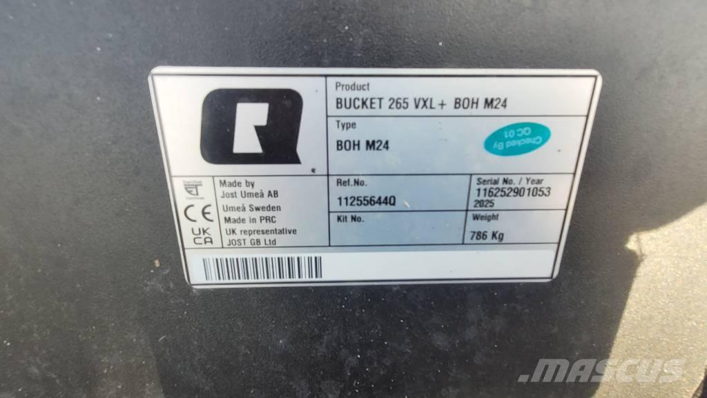 Quicke VXL+ 265 Priključci za prednji utovarivač