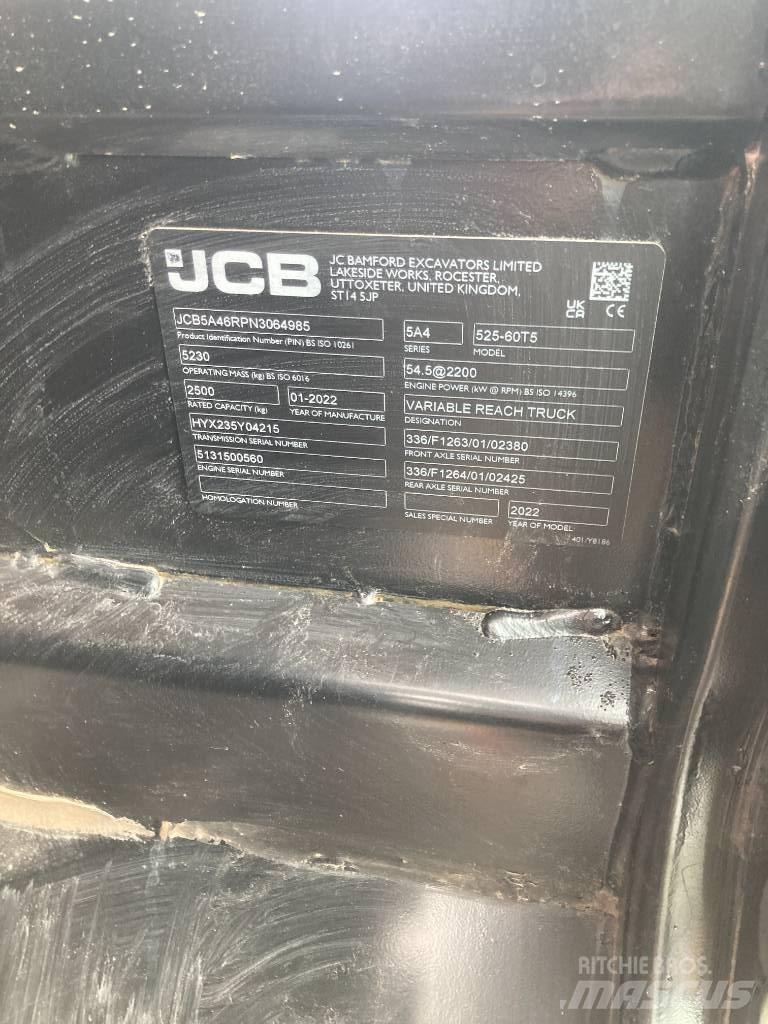 JCB 525-60 Teleskopski viličari