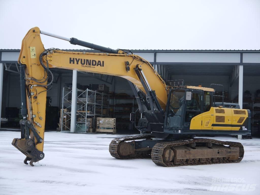 Hyundai HX 330 L Bageri gusjeničari