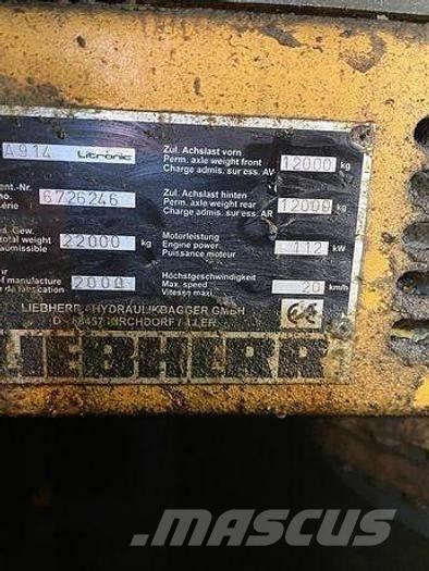 Liebherr A914 Specijalni kopači